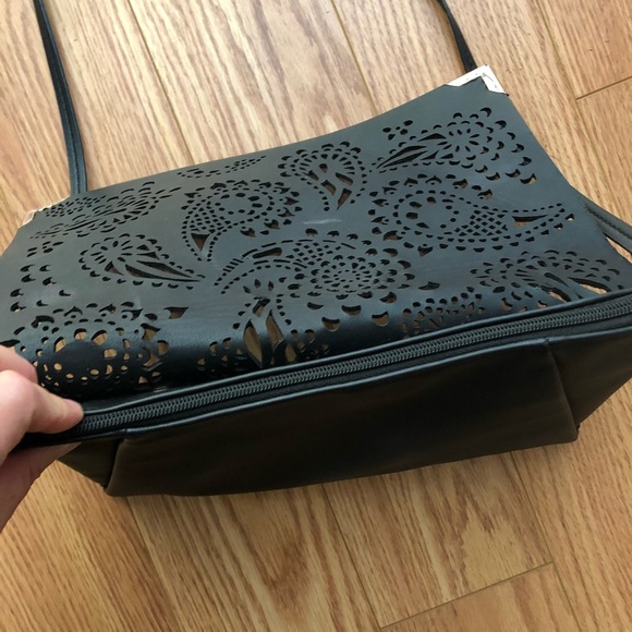 Bags Laser Cut Shoulder Bag Black Poshmark